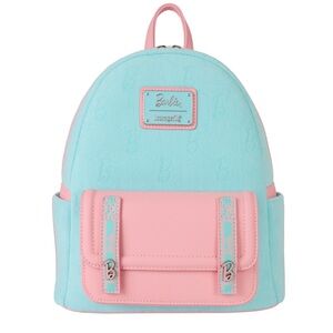Loungefly Classic Barbie Pastel Pink and Blue Backpack